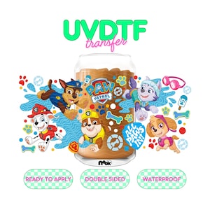 UV 776  | UVDTF Cup wrap | Ready to apply | High Quality | Double Sided | Easy application | Cup Transfer | Waterproof