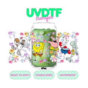 UV 837  | UVDTF Cup wrap | Ready to apply | High Quality | Double Sided | Easy application | Cup Transfer | Waterproof