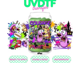 UV 1167  | UVDTF Cup wrap | Ready to apply | High Quality | Double Sided | Easy application | Cup Transfer | Waterproof