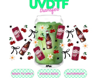UV 992  | UVDTF Cup wrap | Ready to apply | High Quality | Double Sided | Easy application | Cup Transfer | Waterproof
