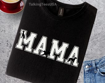 Italian Greyhound Gift, MAMA Dog Silhouette, Italian Greyhound Shirt for Mom