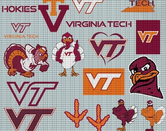 Virginia Tech College SVG, High Quality File, Hokies SVG, VT, Athletics, Football, University, Basketball, Cricut, Instant Download.