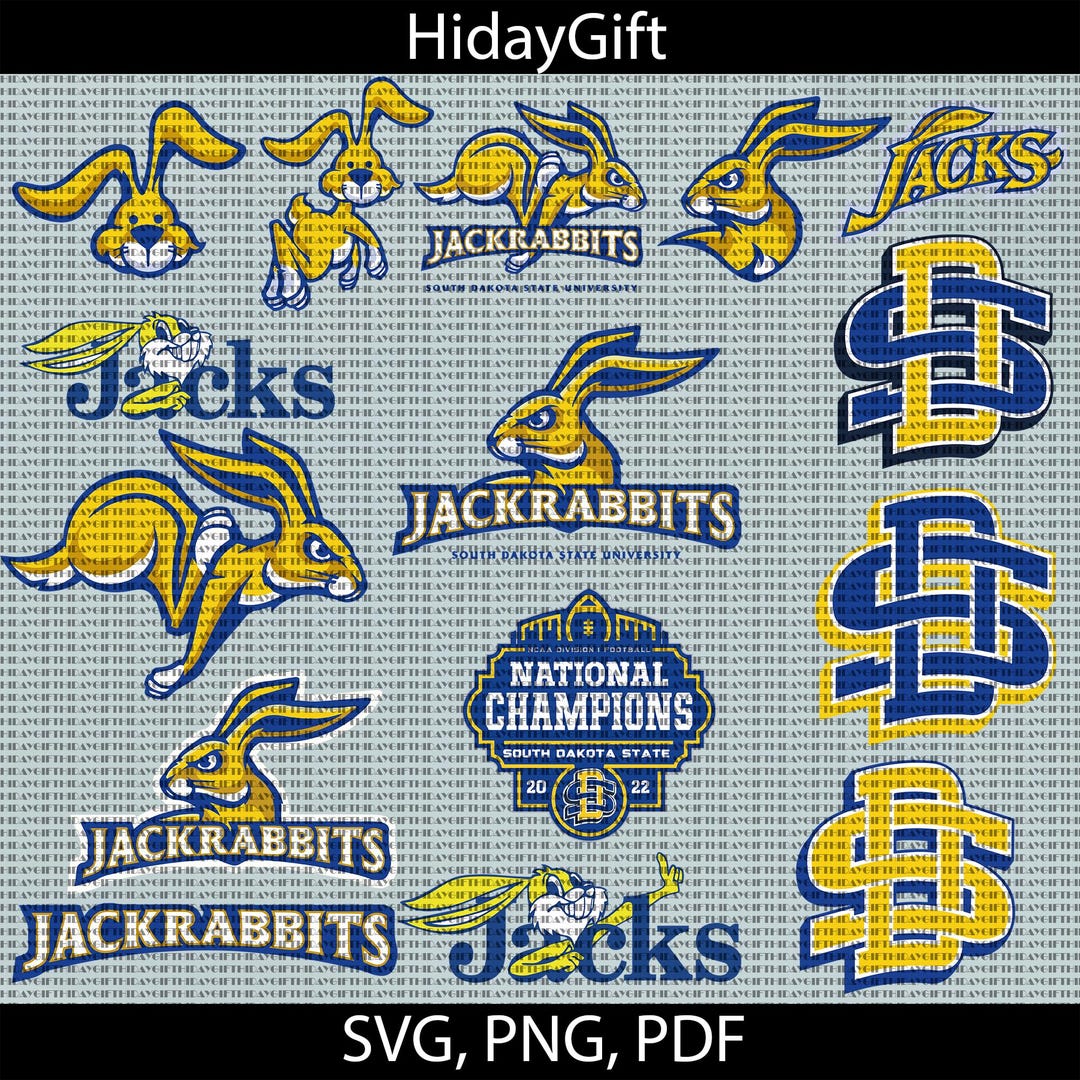 South Dakota College SVG, High Quality File, Jackrabbits SVG, Jacks ...