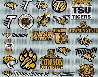 Towson State College SVG, High Quality File, Tigers SVG, Athletics, TSU, Football, University, Basketball, Cricut, Instant Download.