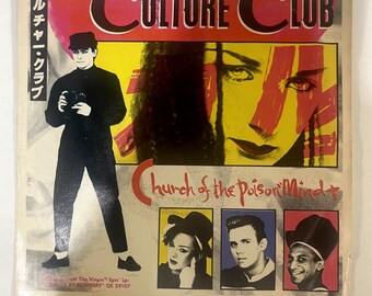 Culture Club - Church of the Poison Mind 7" 45 tpm 80's Europese import New Wave