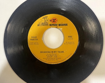 Dean Martin Drowning In My Tears / Take A Lot Reprise 0841 45 Vinyl 7" Record