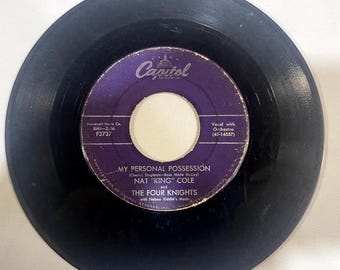 Nat King Cole Send For Me / My Personal Possession 45 RPM Single 1957
