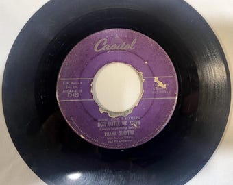45 RECORD - Frank Sinatra - How Little We Know
