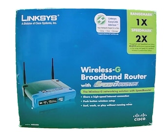 Linksys WRT54GS 54 Mbps 4-Port 10/100 Wireless G Router