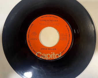 1973 Steve Miller 45 Vinyl Record Single "Rock'n Me" Capitol