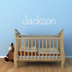 Name Vinyl | Boy Name Wall Decal | Personalized Name Wall Sticker | Ver. 4