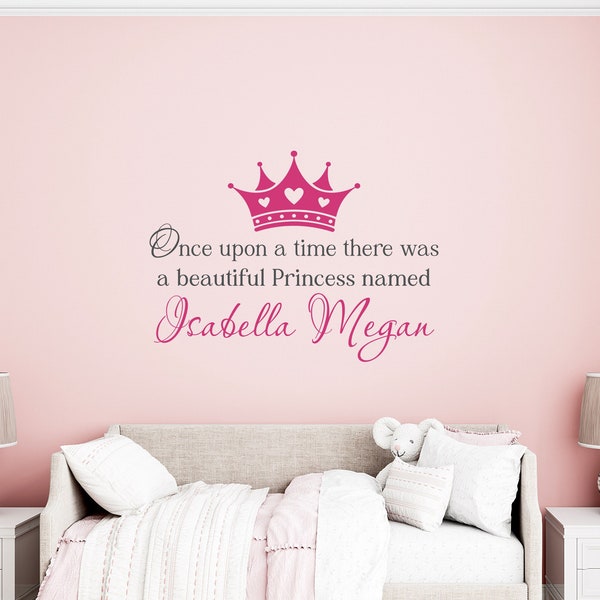 Princess Wall Decal - Etsy