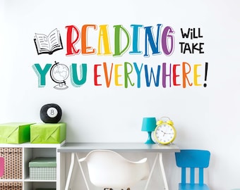 Details about Vinyl Wall Decal Book Reading Room School Library Stickers Murals ig4750 Details about Vinyl Wall Decal Book Reading Room School Library Stickers Murals ig4750