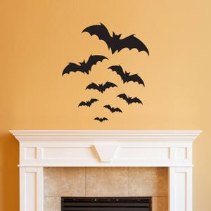 Bats Wall Decal | Halloween Vinyl Decor | Bat Stickers