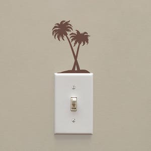 Palm Tree Decal | Light Switch decal | Tropical Decor