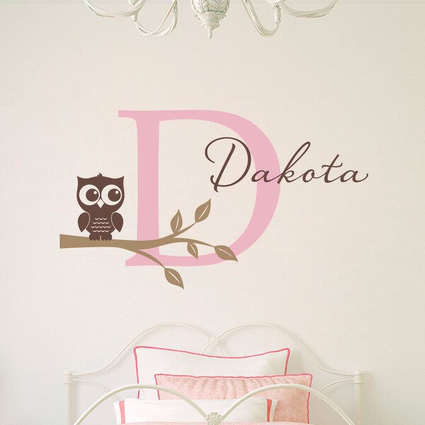 Owl Wall Decal Etsy