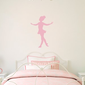 Aufkleber Ballerina | Mädchen Schlafzimmer Dekor | Tanzen Vinyl Wand Kunst | Ballett Aufkleber