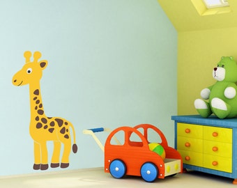 Giraffe Wall Decal: Safari Animal Vinyl for Nursery Decor