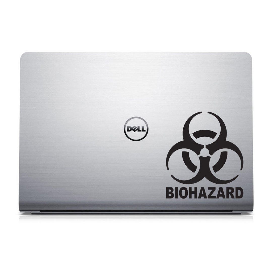 Biohazard Laptop Decal | Hazardous Material Computer Sticker | MacBook ...