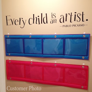 Every Child is an Artist Wall Decal Children Artwork Display Vinyl Teacher Decal image 3