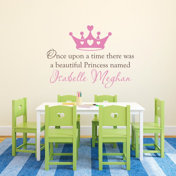 Princess Wall Decal Etsy Australia