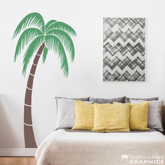 Palm Tree Decal Tropical Wall Sticker Beach Decor - Palm Tree Stickers For Wall Palm Tree Decal Tropical Wall Sticker Beach Decor - Palm Tree Stickers For Wall