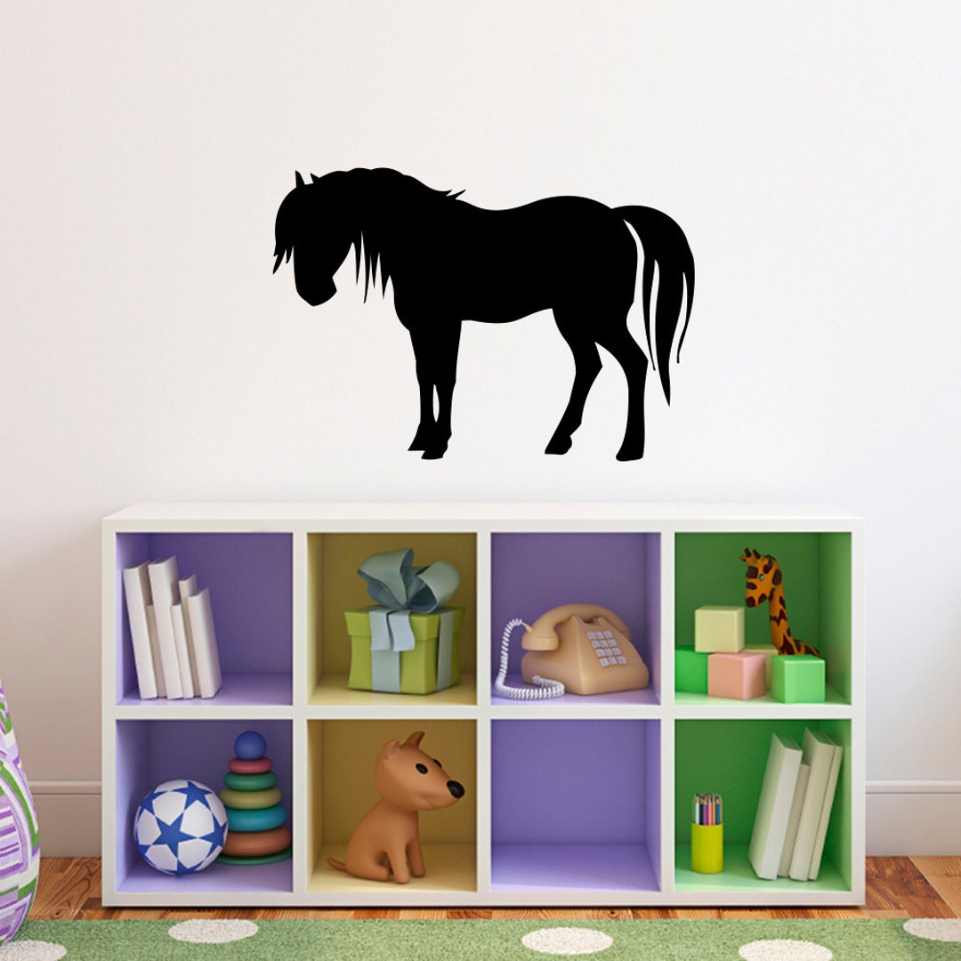 Horse Wall Decal Girls Bedroom Wall Sticker Horse Decal Etsy