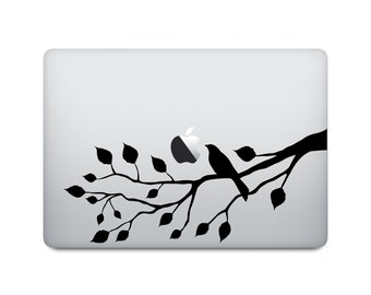 Bird on a Branch Macbook Decal | Branch Laptop Decal | Bird Sticker