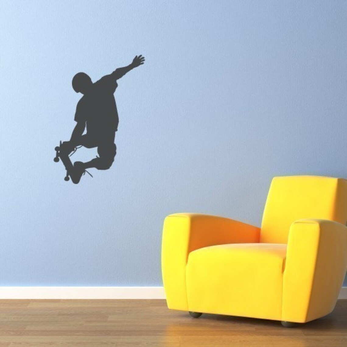 Skateboarder Decal Children Wall Decals Boy Wall Sticker Etsy