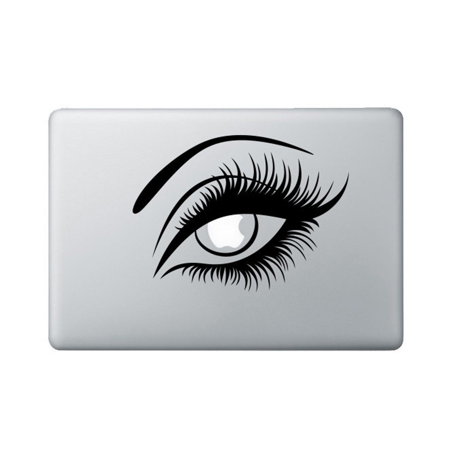Eye Macbook Decal Sexy Girl Laptop Decal Eyelashes Decal Etsy