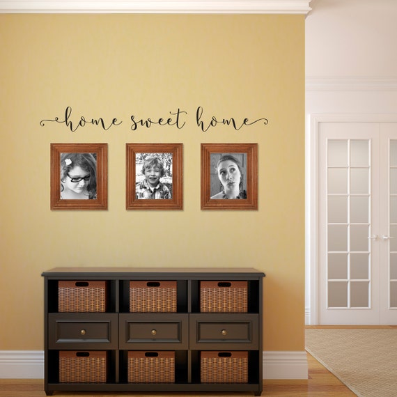 Home Sweet Home Cursive Quotes Stickers Window Truck Car Vinyl Bumper Sticker Decal 5