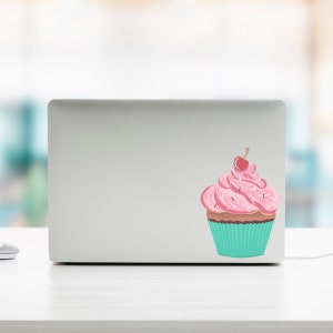 Cupcake Laptop Decal | Sweet Treat Laptop Sticker