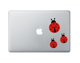 Ladybugs Laptop Decal - Ladybug Macbook Decal - Laptop Sticker