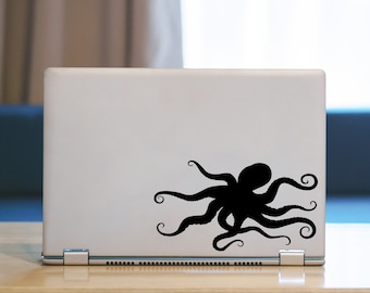 Octopus Laptop Decal | Tech Accessory | Sea Creature Sticker