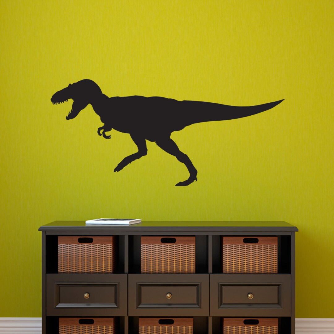 Tyrannosaurus Rex Wall Decal T Rex Vinyl Dinosaur Decor Etsy