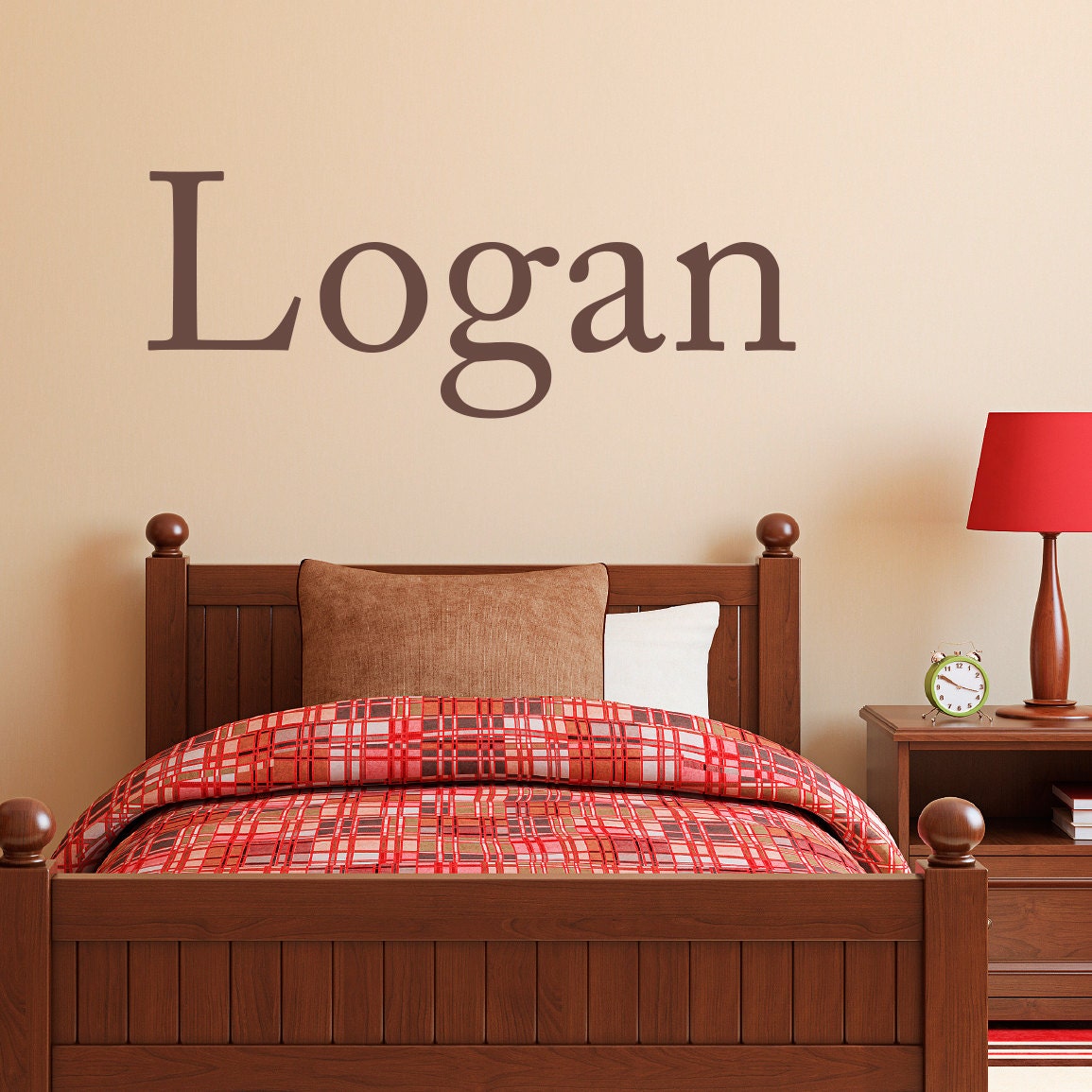Custom Name Decal Boy Name Wall Decal Personalized Name Etsy