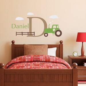 Personalized Tractor Decal set | Farm Decor