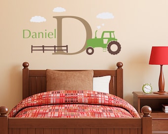 Personalized Tractor Decal set | Farm Decor