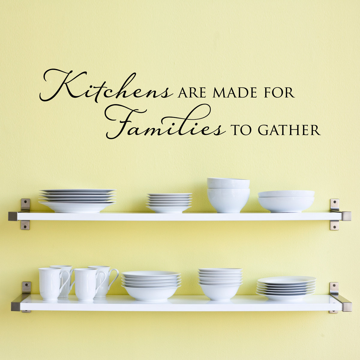 Kitchens are made for Families to gather Decal Kitchen Wall Etsy