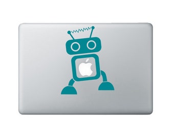 Robot Macbook Decal  - Robot Laptop Sticker - Robot Sticker - 1