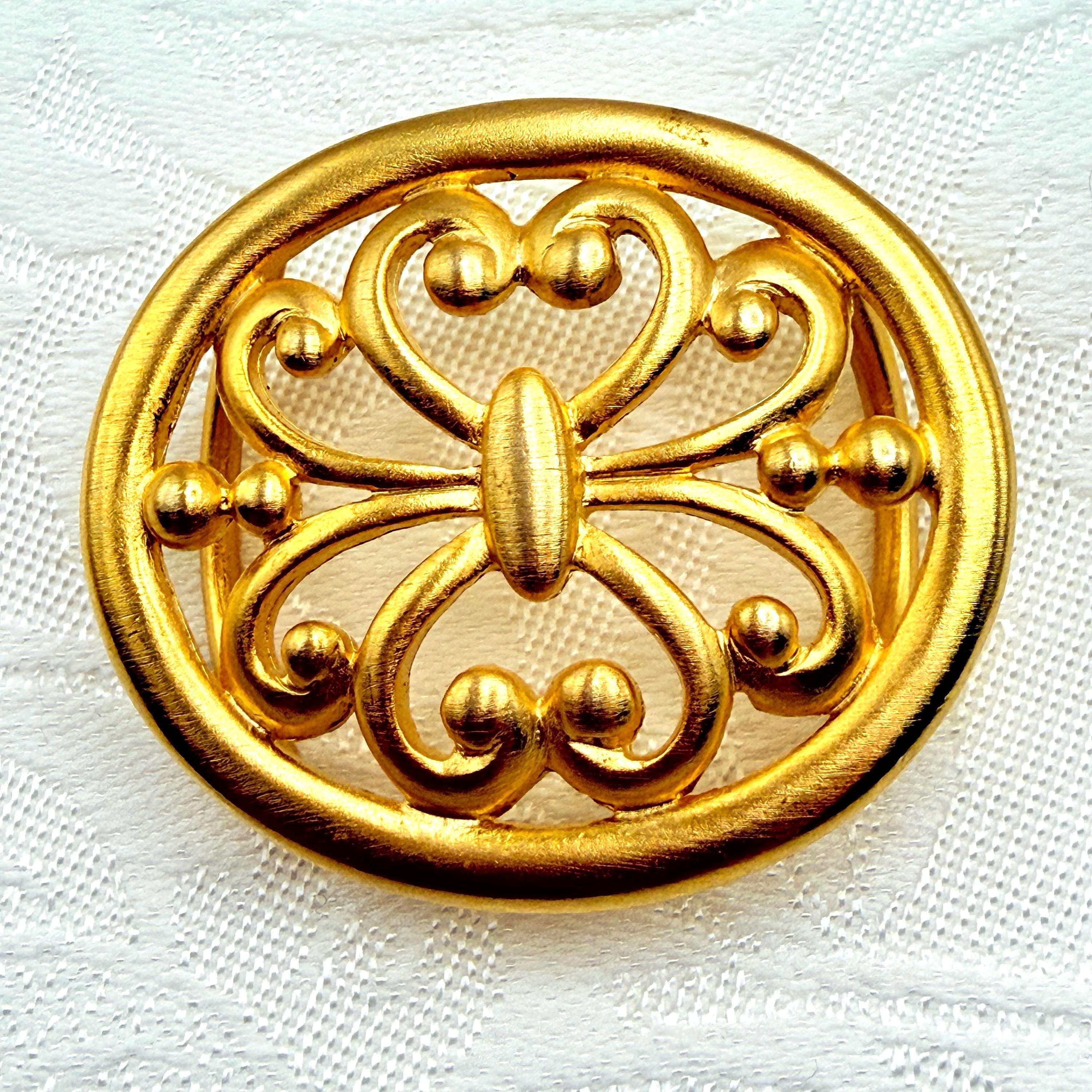 Vintage Ornate Gold Belt Buckle from 1960/70s’ Rolls Royce 24k Gold Plated Belt Buckle. 1970s Vintage | eBay main image 2