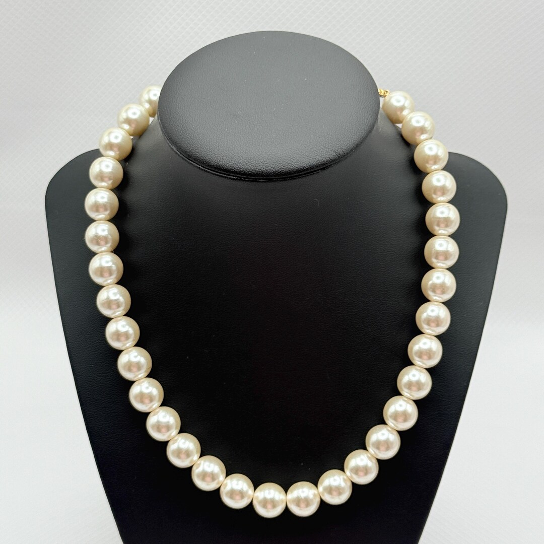 Shell Clasp Vintage Richelieu Gold Tone Seashell Shell Clasp 11 Mm Chunky Faux ...