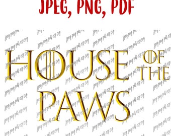 La maison des pattes Svg chien Svg chat Svg animaux de compagnie amoureux du fichier numérique à télécharger Svg, Jpeg, Png, PDf
