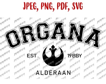 Princesse Leia Organa Svg Princesse Leia Star Wars fichier numérique à télécharger Svg, Jpeg, Png, PDf