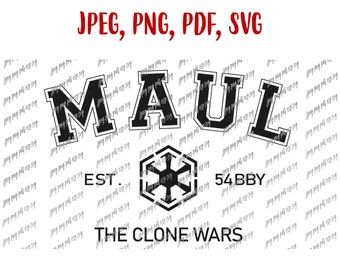 Darth Maul geschnitten Datei