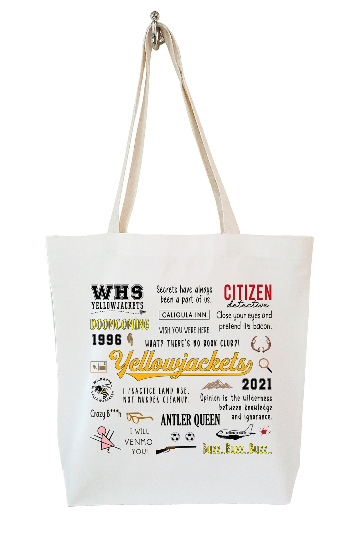 Yellowjackets Tote Bag Yellowjackets Gift for Fans Etsy