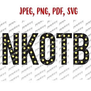 NKOTB New Kids On The Block Digital file Download Jpeg, Png, Pdf, Svg