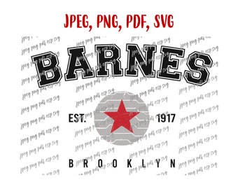 Fichier numérique Bucky Barnes 1917 Le faucon et le soldat de l'hiver Téléchargement numérique Svg, Jpeg, Png, PDf