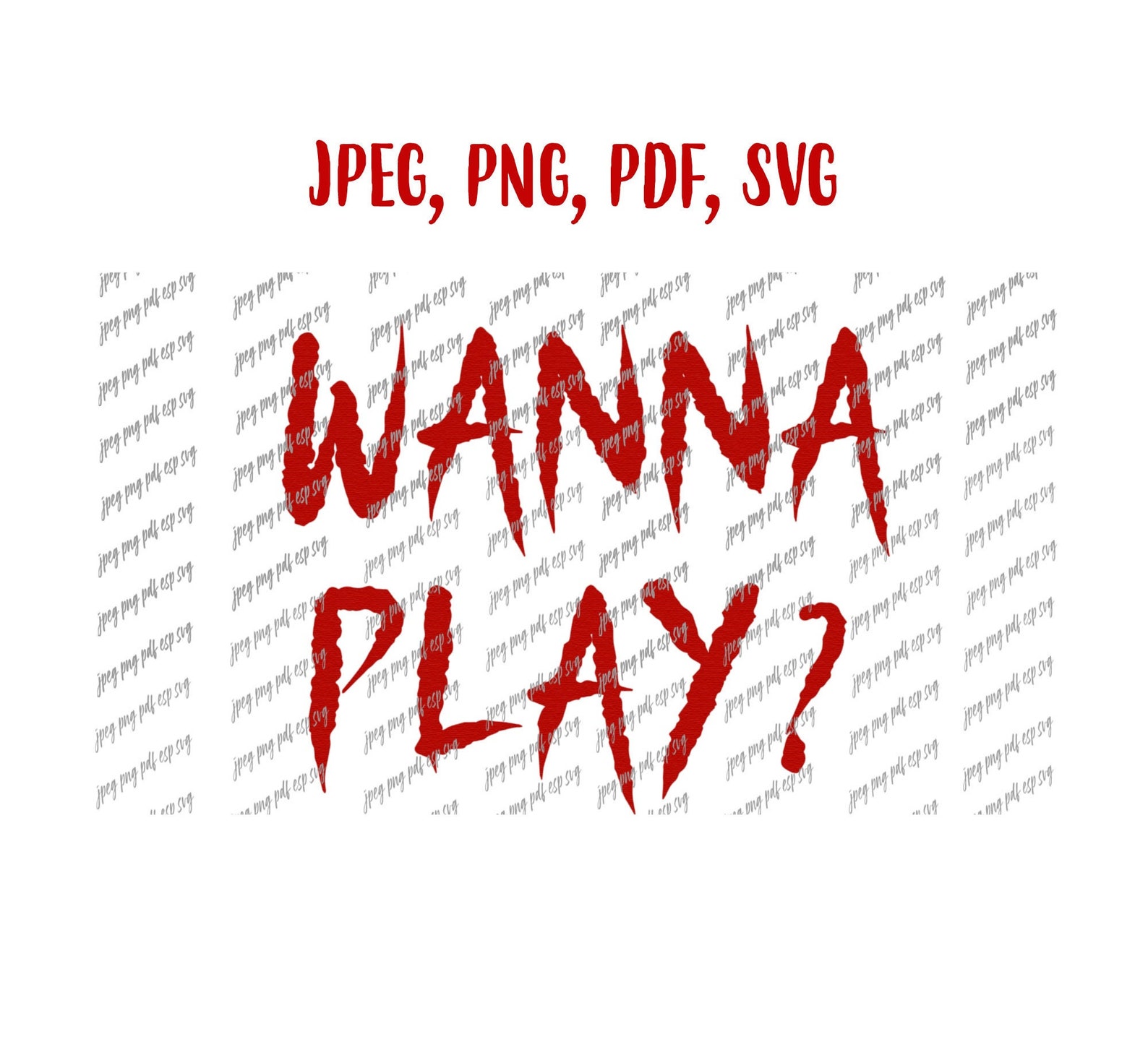 Halloween Svg Chucky Svg Wanna Play Child's Play Digital - Etsy Canada