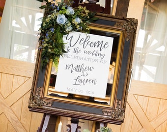 Wedding Sign - Wedding Signage - Wedding Welcome - Wedding Decor